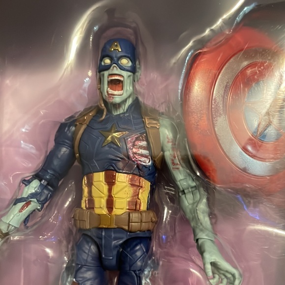 Marvel Legends Zombie Captain America - Picture 2 of 3